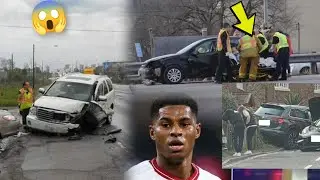 SH0CK!NG! Marcus Rashford car Ac!ddent! at Manchester after Man United beat Burnley