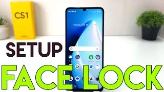 Realme C51: How to Setup Face Unlock