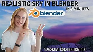 How to make realistic SKY in Blender 2.9 EEVEE in 3 minutes  | Blender for BEGINNERS | CG BIRD