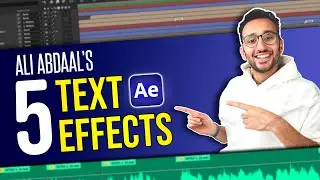 5 Easy (and VIRAL) Text Animations like Ali Abdaal | After Effects Tutorial in Hindi - 2023