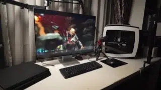 PLAYING DOOM ETERNAL PS4 - HUAWEI MATE VIEW 4K MONITOR TEST