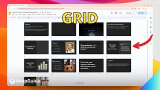 How to View Slides as a Grid in Google Slides