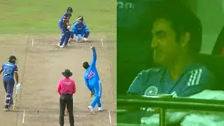 Gautam Gambhir Amazing Reaction When Rohit Sharma Bowling in Last Overs | IND vs SL ODI 2024