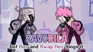 FNF Zavodila but Ruv and Swap Ruv Sings it - Friday Night Funkin' Cover