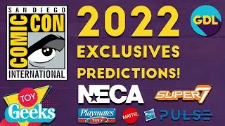 SDCC 2022 Exclusives Predictions! NECA, Super7, Hasbro, Mattel and More!