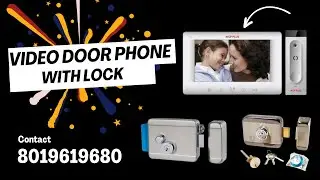 CP Plus Color Analog Video Door Phone Kit with Door Lock | Contact - 8019619680 #cpplus #hikvision