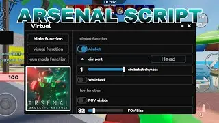 New! Arsenal Script | Visual Hub | Mobile And Pc