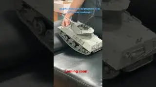 First test shot of the new US M10 tank destroyer in 1/16 scale andyshhq.com