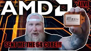 AMD Sent me the 64 Core Threadripper!