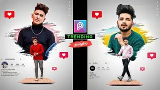 😳New Trending DuaL instagram Photo Editing | Picsart Photo Editing | Picsart Tamil 