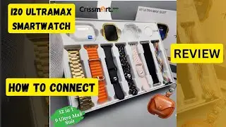 i20 Ultramax Smartwatch suit Review - How to Connect with Phone