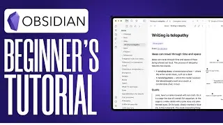 Obsidian Tutorial For Beginners | How To Use Obsidian