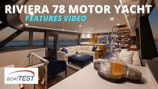 Riviera 78 MY (2023) Features Video by BoatTEST