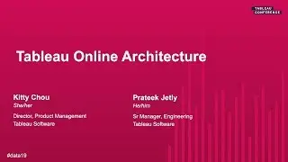 Tableau Online Architecture