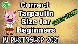 Adobe  Photoshop Tagalog Tutorial 2024 | Correct Tarpaulin Size 2024