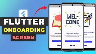 Flutter Onboarding Screen/Flow Tutorial - Onboarding Screen UI, Introduction Screen Guide