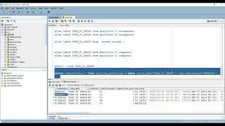 Drop Column from Compressed Partitioned table in Oracle