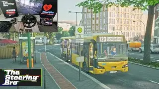 The Bus - Line 123 - Early Morning Shift | Thrustmaster TX Steering Wheel Gameplay
