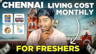 Cost of living in Chennai as a fresher 😲 | Monthly budget Tamil 💰