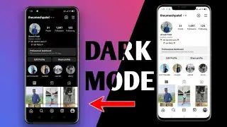 How to Switch Instagram New Dark Mode