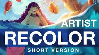 Recoloring Existing Art - The Mermay (short version)