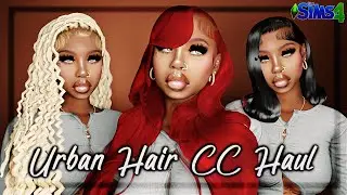 THESE NEW STYLES ATE DOWNN! 😍 ♡ URBAN HAIR CC HAUL LATE 2023 ♡ THE SIMS 4