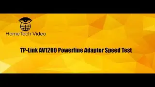 TP-Link AV1200 Powerline Adapter Speed Test