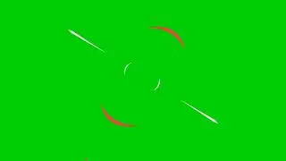 Animated Speed Lines echo out in Green Screen Background 4K