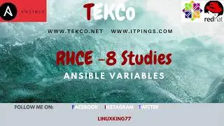 RHCE 8 - Studies  Part 5 -- Ansible Variable --Understand Variables with Examples and Labs