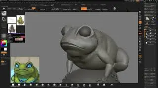 Sculpting Stylized Axe Part 3- frog  | digital sculpting | Zbrush | Quick Sculpt | VOIDART SCHOOL