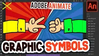 Using SYMBOLS in Adobe Animate CC 2021 | Shapes vs Graphic vs Movie Clip