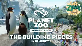 🌊 AQUATIC pack Building Pieces 🌊 | Planet Zoo 10 MINUTE Overview