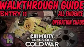 CALL OF DUTY BLACK OPS : COLD WAR - ALL EVIDENCE LOCATIONS / OPERATION CHAOS