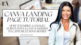 Canva Landing Page Tutorial | Use Google to Capture Leads for FREE