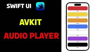 SwiftUI Audio Player | AVKit | SwiftUI Tutorial