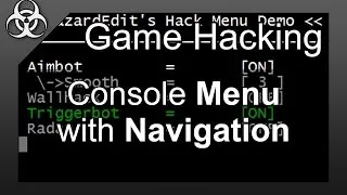 Game Hacking Menu in C++ with Navigation (Arrow Keys) Tutorial