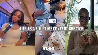 VLOG: LIFE AS FULL TIME CONTENT CREATOR | COLLAB WITH ATLANTA RESTAURANT | NETWORKING + MOM LIFE