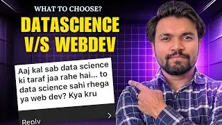 DataScience or WebDev - What Is Good For Career Growth? | Web Development vs Data Science | NitMan