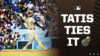 TATIS TIES IT! Fernando Tatis Jr. CRUSHES this CLUTCH homer vs. the Dodgers 💣