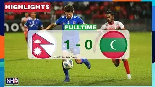 HIGHLIGHTS: NEPAL 1-0 MALDIVES | SAFF Championship 2021