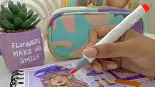 LIVE draw with me! \\ full sketchbook process