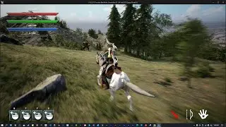 Unreal 5.2 - Flexible Combat System + Advanced Riding Locomotion System | Cool ending!