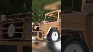 Mercedes Benz G class | Cardboard RC Car | Amazing homemade Car DIY