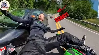 BRUTAL MOTORCYCLE CRASHES | CRAZY & EPIC Motorcycle Moments 2024. #5