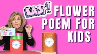 Easy Flower Poem For Kids | From Seed to Flower | Action Rhyme To Learn English