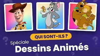 QUIZ Dessins Animés: Devinez les noms de ces 60 Personnages - Toutes générations