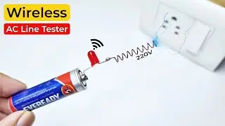 How To Make Wireless Voltage Detector Device | DIY AC Line Tester | By - Creative Shivaji