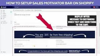 How to Add Sales Motivator on Shopify