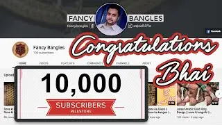 Congratulations Sajjad Bhai ❤️ ❤️ ❤️@FancyBangles