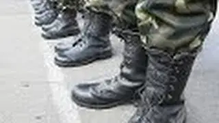 Обувь для армии. Солдатские кирзовые сапоги.